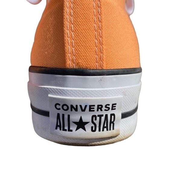 Converse Chuck Taylor All Star High Lift Platform Peach Beam 8.5 EUC - Picture 9 of 13